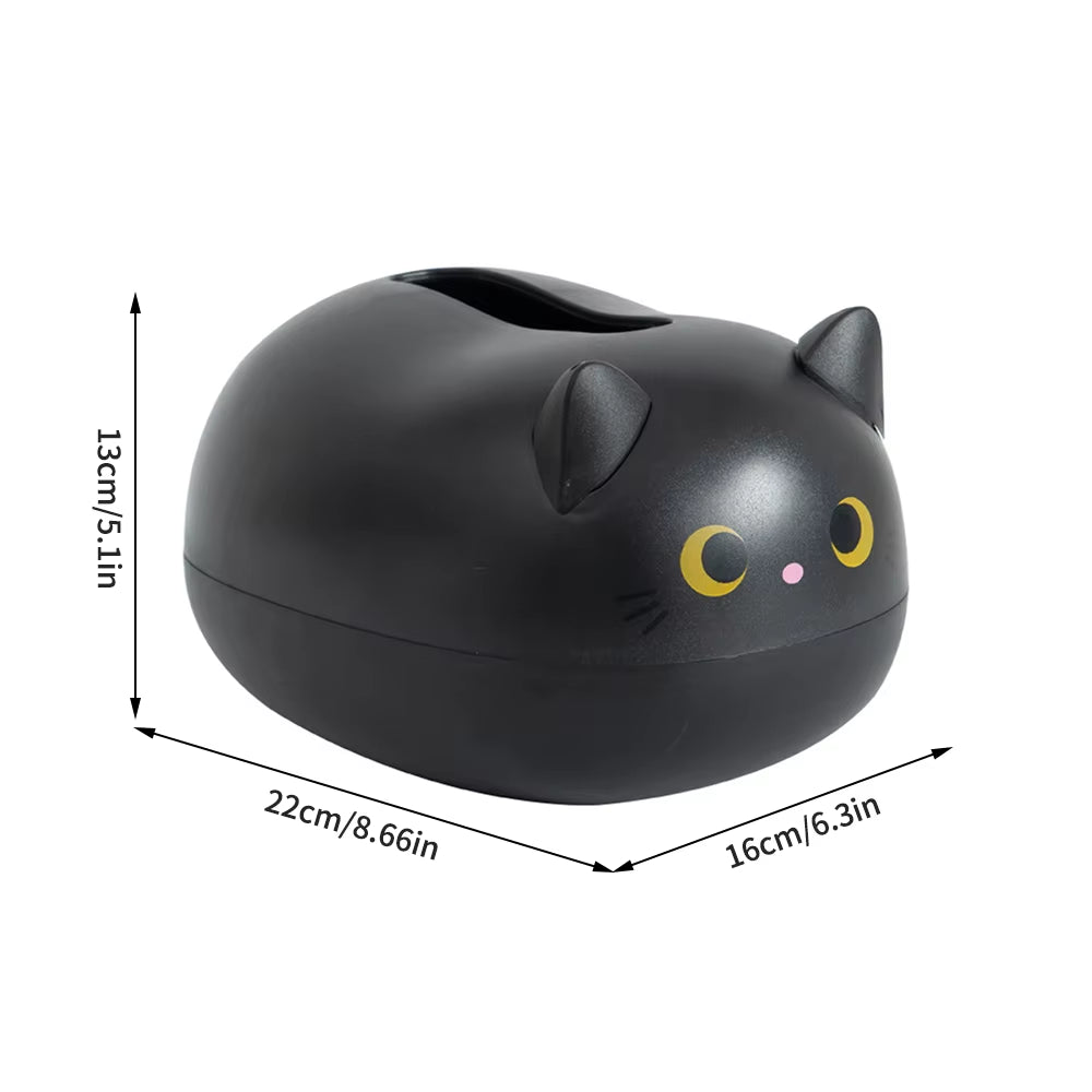 Charming Cat Ear Tissue Box: A Whimsical Touch for Your Home Storage!
