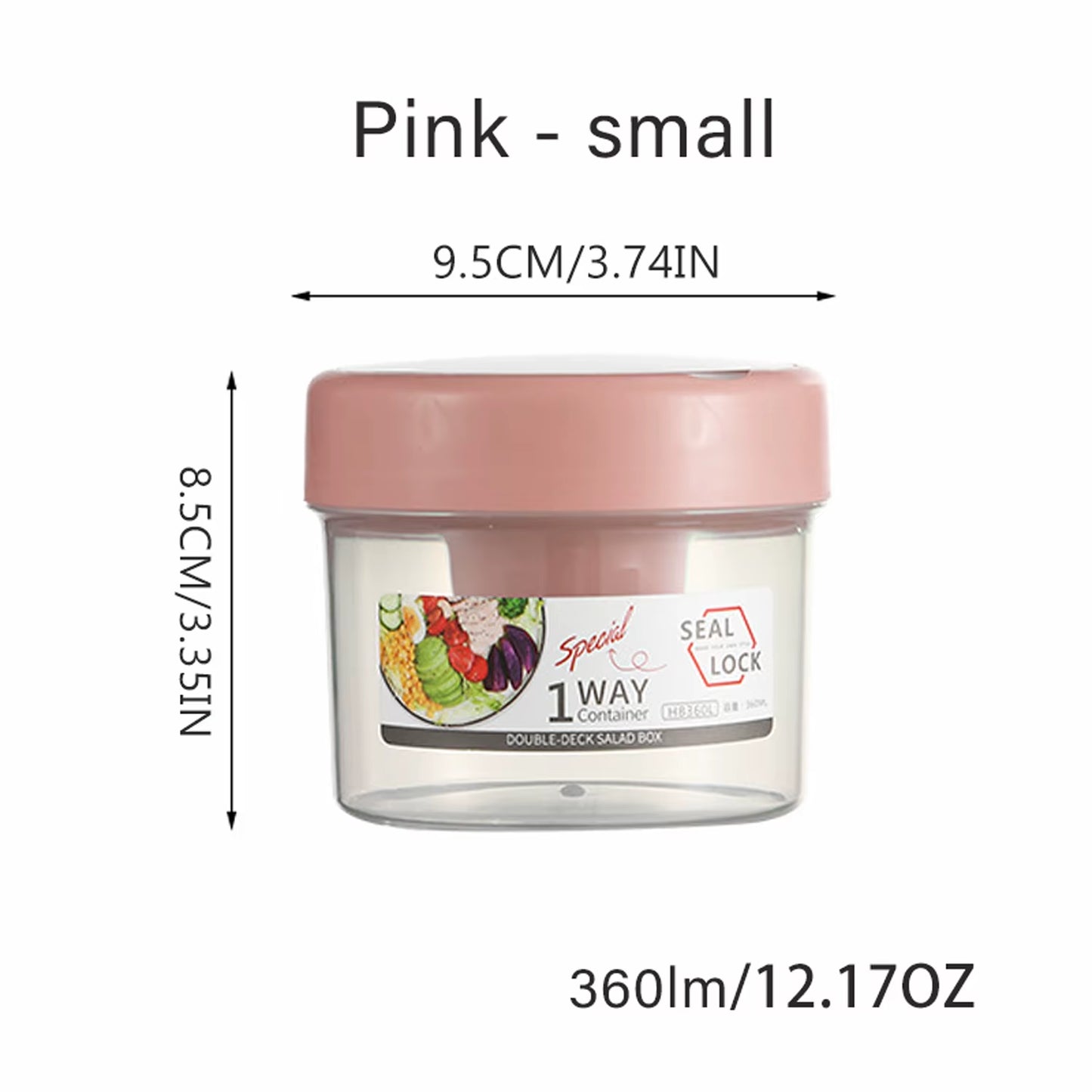 Elevate Your Meals with the Ultimate Portable Salad & Breakfast Cup - Leak-Proof Bento Box with Fork & Sauce Container for On-the-Go Dining!