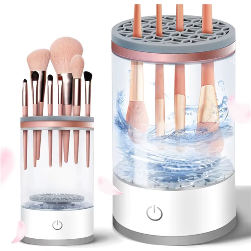 Effortlessly Clean Your Makeup Brushes with the Revolutionary One-Click Automatic Brush Cleaner!