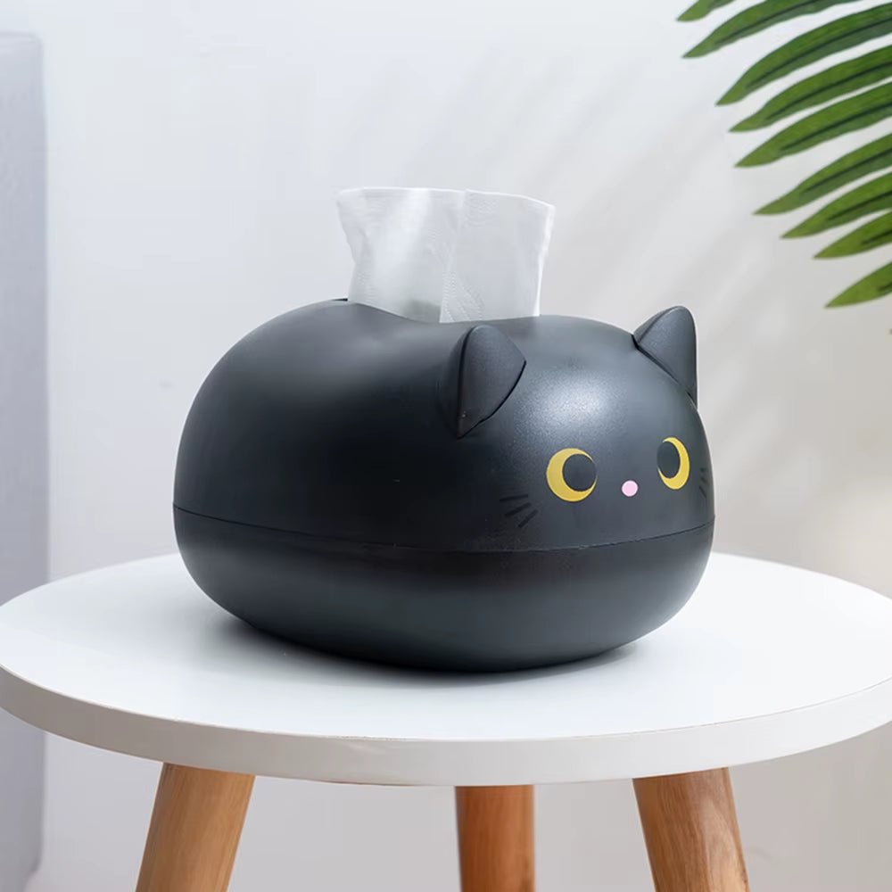 Charming Cat Ear Tissue Box: A Whimsical Touch for Your Home Storage!