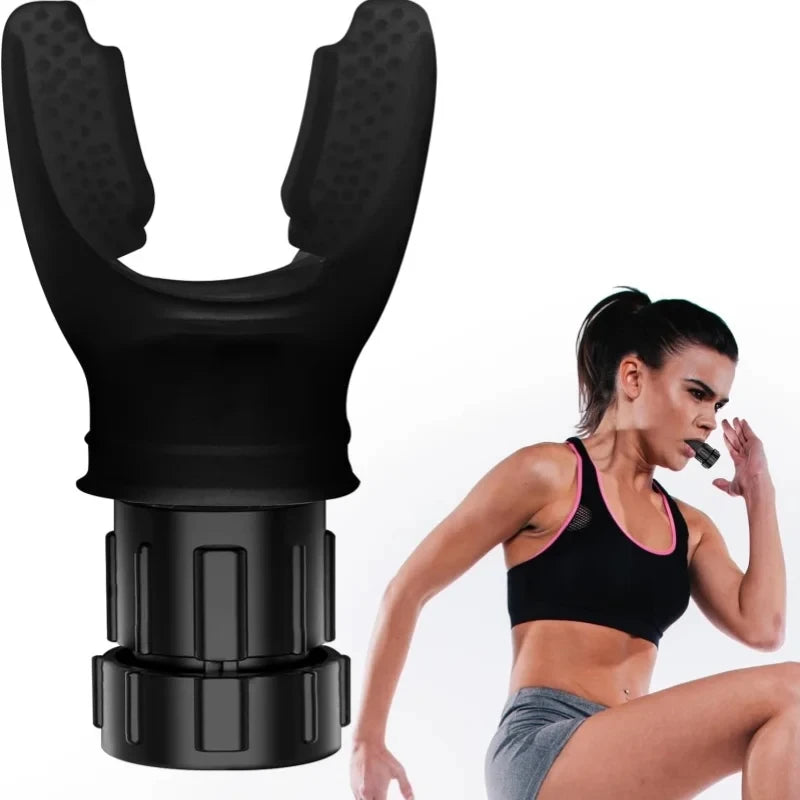 Unleash Your Potential with the Adjustable Resistance Silicone Breathing Trainer - A Portable Fitness Device to Boost Lung Capacity and Strength