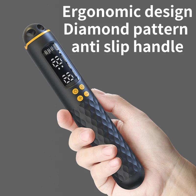 Revolutionary Adjustable USB Rechargeable Digital Jump Rope with Wireless Calorie Tracking for Ultimate Cardio Workouts