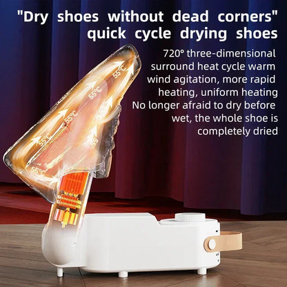 Revolutionize Your Shoe Care with the Q1 Smart Shoe Dryer – Fast, Adjustable Drying & Deodorizing for Every Home