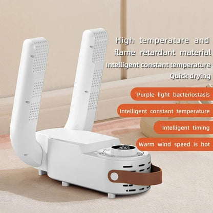 Revolutionize Your Shoe Care with the Q1 Smart Shoe Dryer – Fast, Adjustable Drying & Deodorizing for Every Home