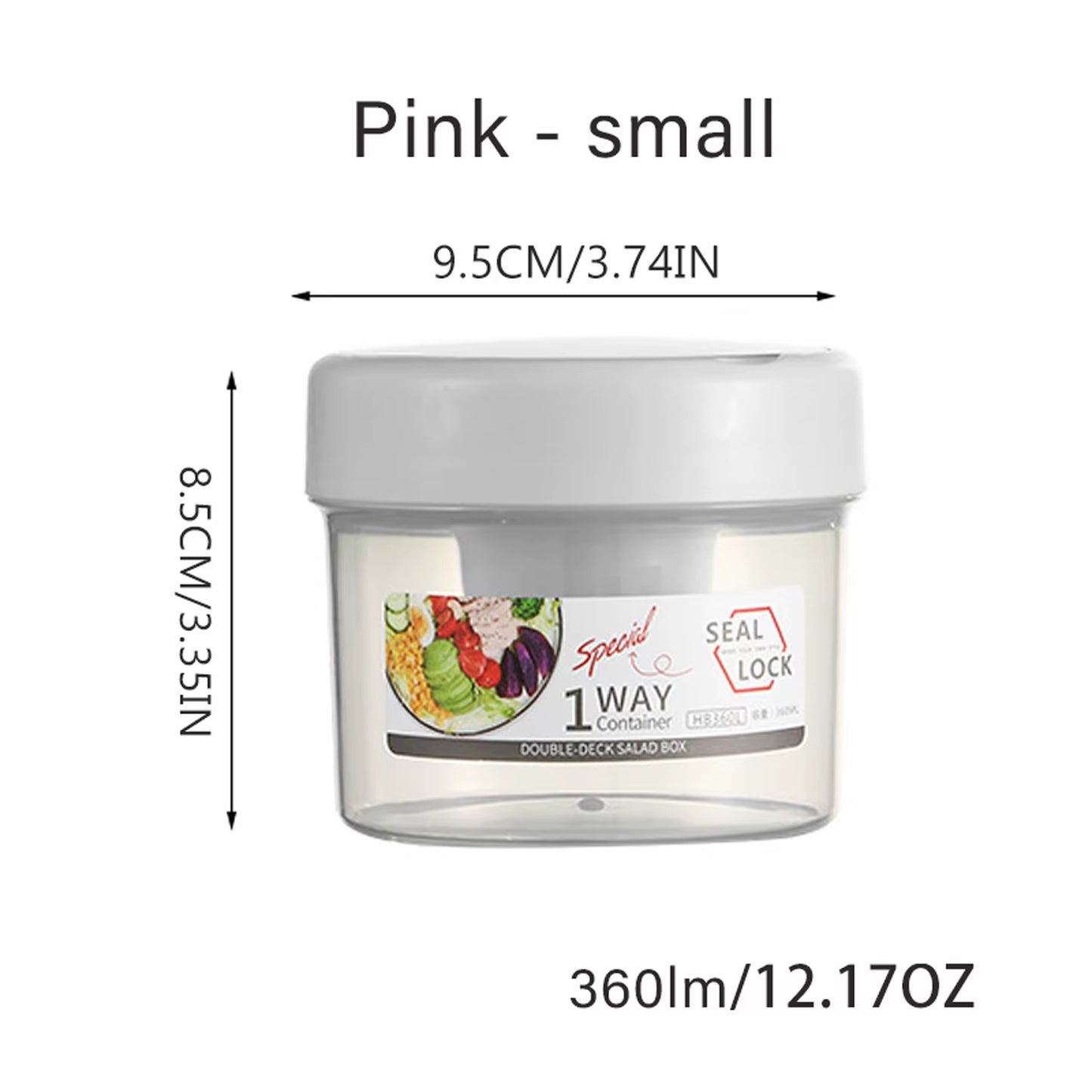 Elevate Your Meals with the Ultimate Portable Salad & Breakfast Cup - Leak-Proof Bento Box with Fork & Sauce Container for On-the-Go Dining!